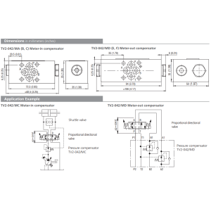 Zawór TV2-042/M, Surface treatment: No designation, Seals: 