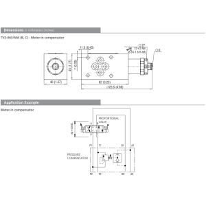 Zawór TV2-063/M, Surface treatment: No designation, Seals: 