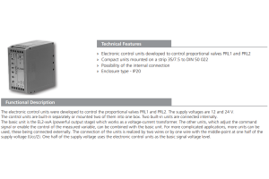 Jednostka kontrolująca EL2, Napięcie: 24V DC