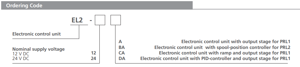 Jednostka kontrolująca EL2, Napięcie: 24V DC