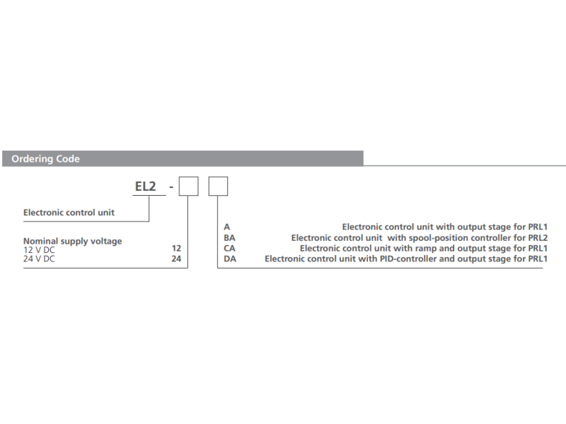Jednostka kontrolująca EL2, Napięcie: 24V DC