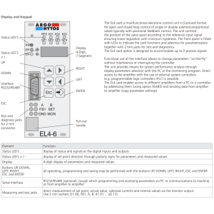 Jednostka sterująca EL4