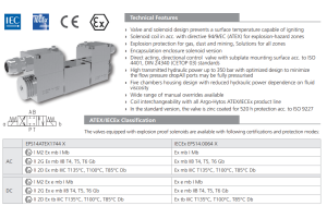 Zawór przeciwwybuchowy RPEX3-06, Typ suwaka: C11, Number of