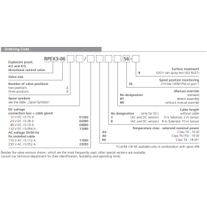 Zawór przeciwwybuchowy RPEX3-06*S6