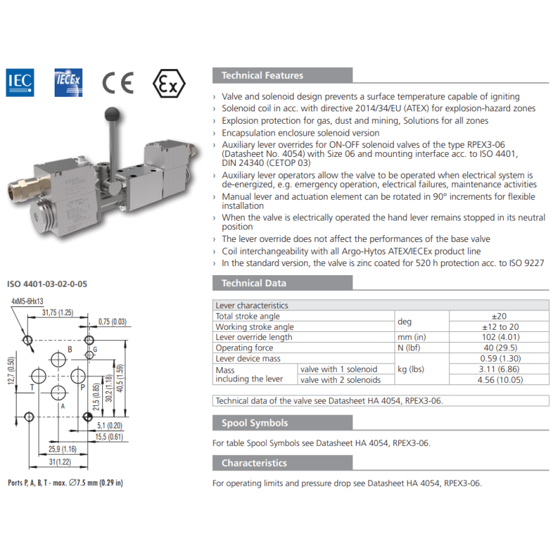 Zawór przeciwwybuchowy RPERX3-06