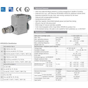 Zawór przeciwwybuchowy SD3EX-C2