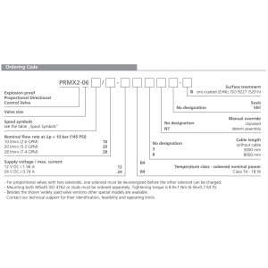 Zawór przeciwwybuchowy PRMX2-06