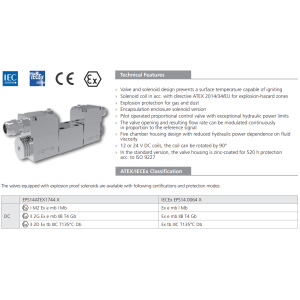 Zawór przeciwwybuchowy PRMX8-06