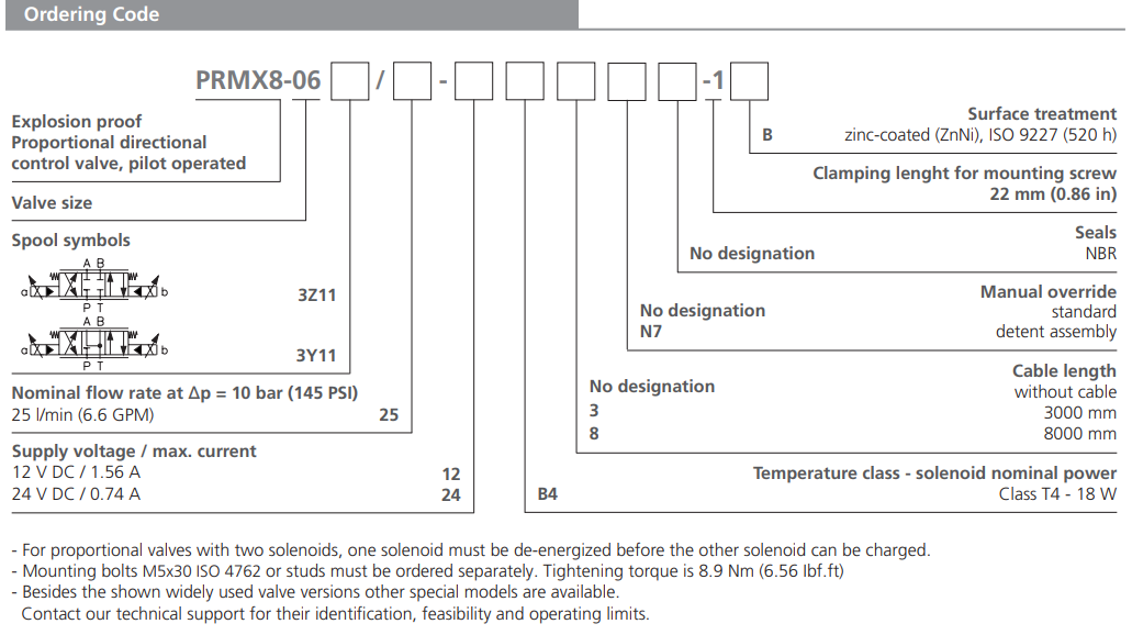 Zawór przeciwwybuchowy PRMX8-06