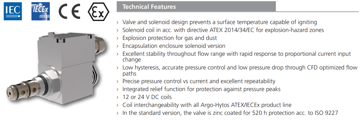 Zawór przeciwwybuchowy PVRMX3-103