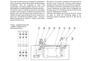 Zasilacz hydrauliczny SPA 01, Objętość geometryczna: 1,20