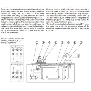 Zasilacz hydrauliczny SPA 01, Objętość geometryczna: 1,20