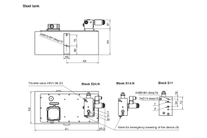 Zasilacz hydrauliczny SPA 01, Objętość geometryczna: 1,20