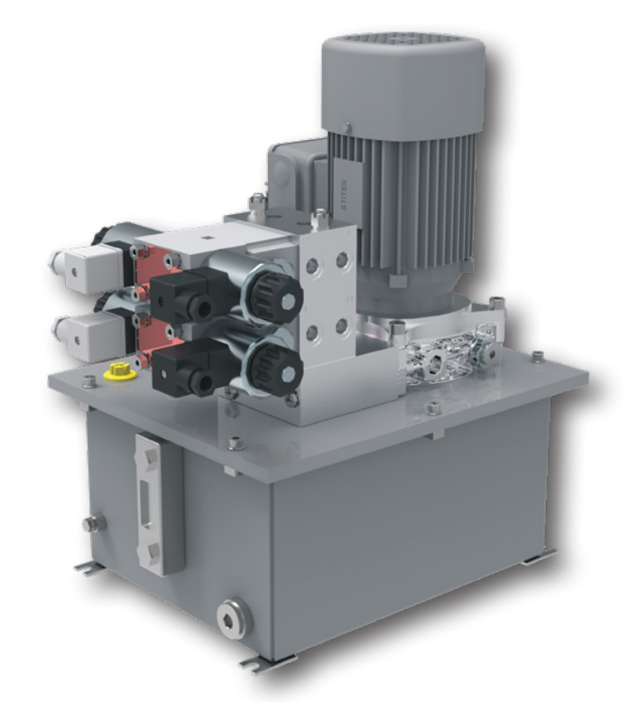 Zasilacz hydrauliczny SMA 05, Objętość geometryczna: 2,1 