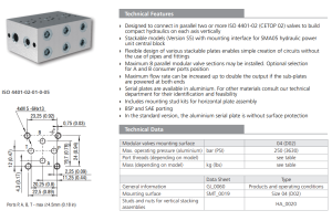 Blok zasilaczy kompaktowych PD04, Sekcje: 2 - sekcyjny