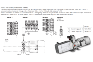 Blok zasilaczy kompaktowych PD04, Sekcje: 2 - sekcyjny