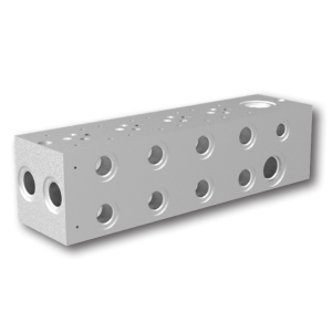 Blok sekcyjny standard CETOP 03 - NG06, Sekcje: 8 - sekcyjny