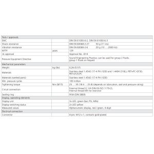 Przekaźnik ciśnienia TSE3-D