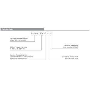 Przekaźnik ciśnienia TSE3-D