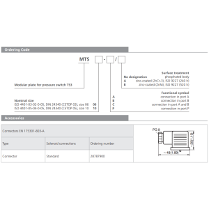 Przekaźnik ciśnienia TS3, MTS