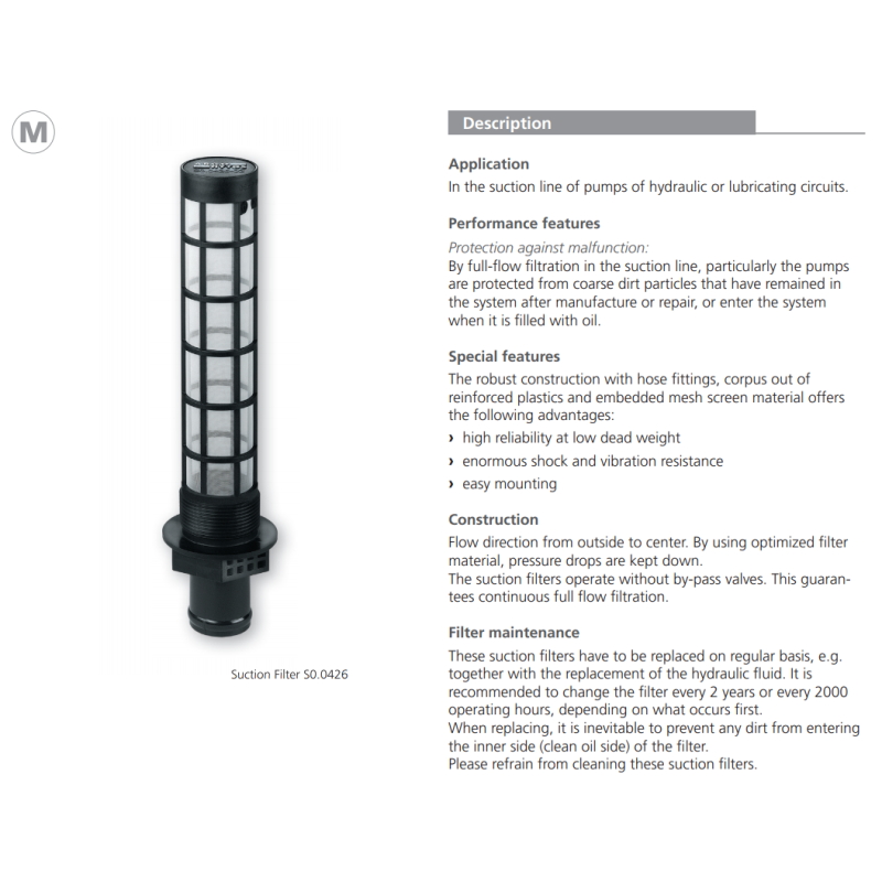 Filtr S0.0426 · S0.0638