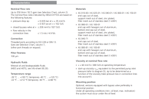 Filtr AS, Rozmiar filtra: D1-G3/4"