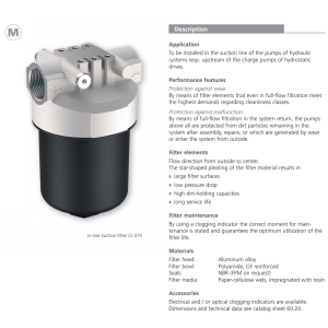 Filtr LS040 LS075, Rozmiar filtra: D2-G1.1/4"
