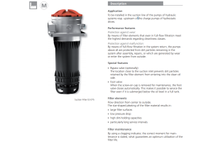 Filtr ES 075, Rozmiar filtra: D1-G1"