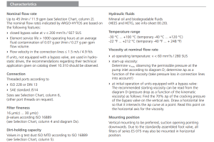 Filtr ES 075, Rozmiar filtra: D1-G1"