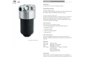 Filtr D090 D100, Rozmiar filtra: D2-G3/4"