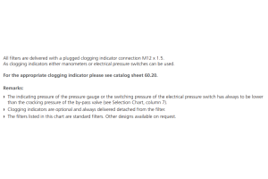 Filtr D090 D100, Rozmiar filtra: D2-G3/4"