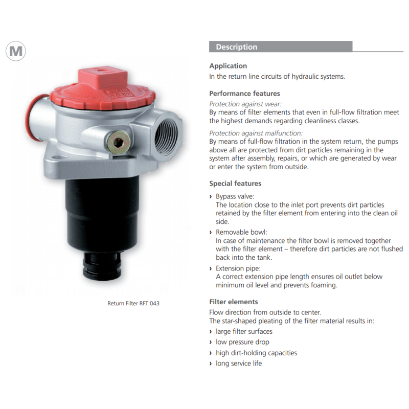 Filtr RFT043 RFT072