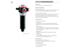 Filtr FR 043 FR 072, Rozmiar filtra: D2- 20,5 mm