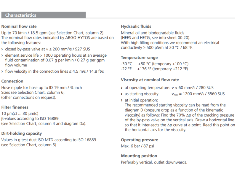Filtr FR 043 FR 072, Rozmiar filtra: D2- 20,5 mm