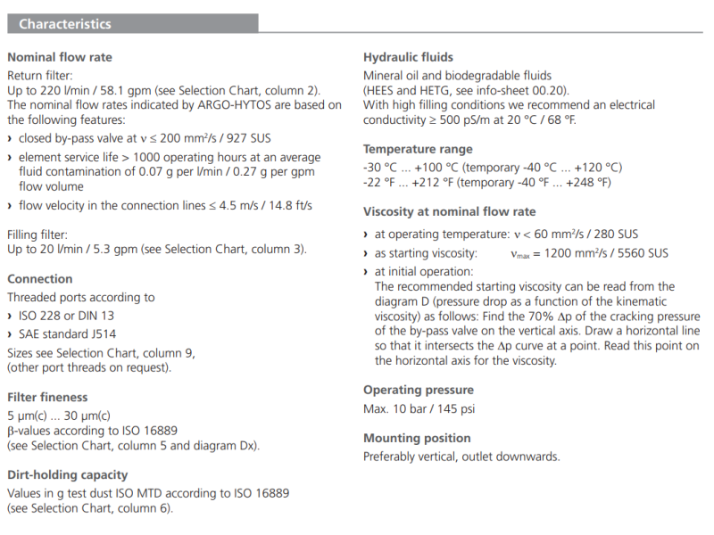 Filtr E212 E222, Rozmiar filtra: D2-G1.1/4"