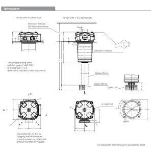 Filtr E 444  E 454  E 464  E 644