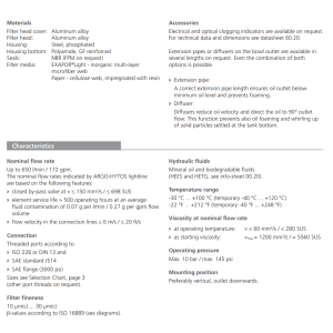 Filtr RFT 454 RFT 464