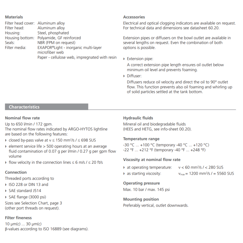 Filtr RFT 454 RFT 464