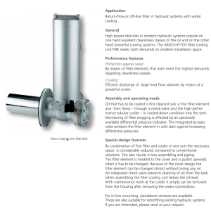 Filtr FNK 050 FNK 100