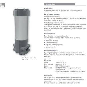 Filtr FNL 1000 FNL 2000
