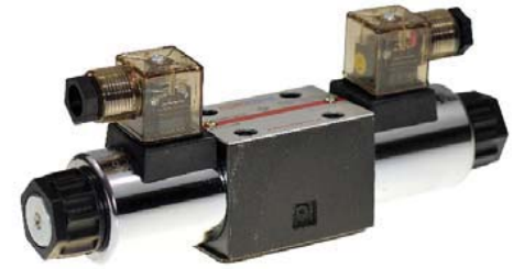 Rozdzielacz Płytowy sterowany elektrycznie NG06, NG10, Rozm