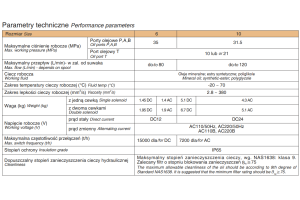 Rozdzielacz Płytowy sterowany elektrycznie NG06, NG10, Rozm