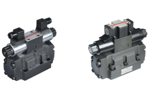 Rozdzielacze płytowe sterowane elektro-hydraulicznie NG10, 