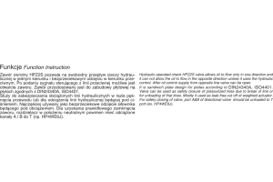 Zawór zwrotny sterowany płytowy NG06, NG10, NG16, NG22, Ro