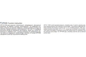 Zawór odciążający sterowany pośrednio NG10, NG20, NG30,