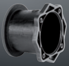 Złącze dzwonowe żeliwne do serwo silnika, Rozmiar złącz