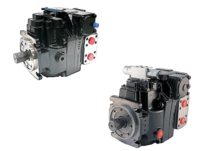 Pompa osiowa tłokowa o zmiennym wydatku z układem zamknię