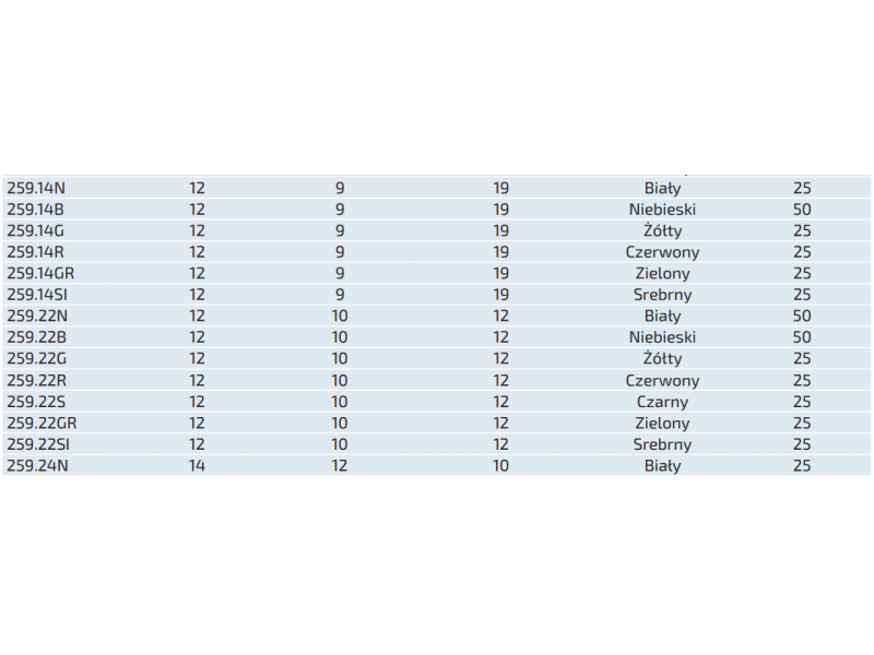 Węże poliamidowe kalibrowane
