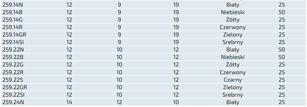Węże poliamidowe kalibrowane