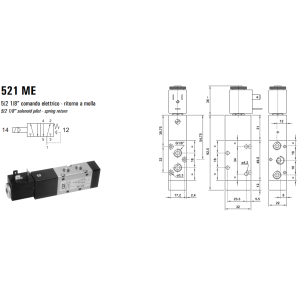 Elektrozawór 521 ME/CE